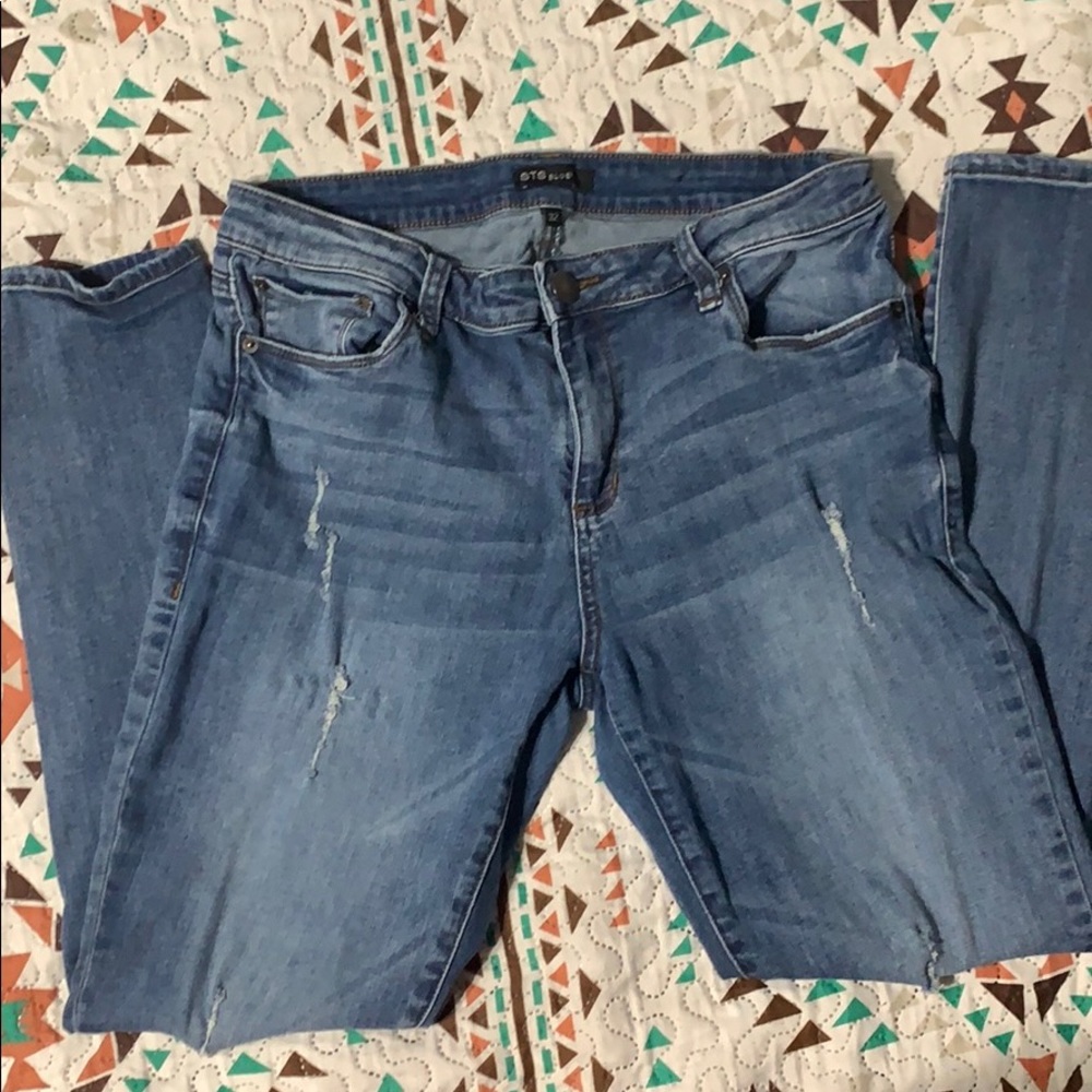 Distressed Jeans